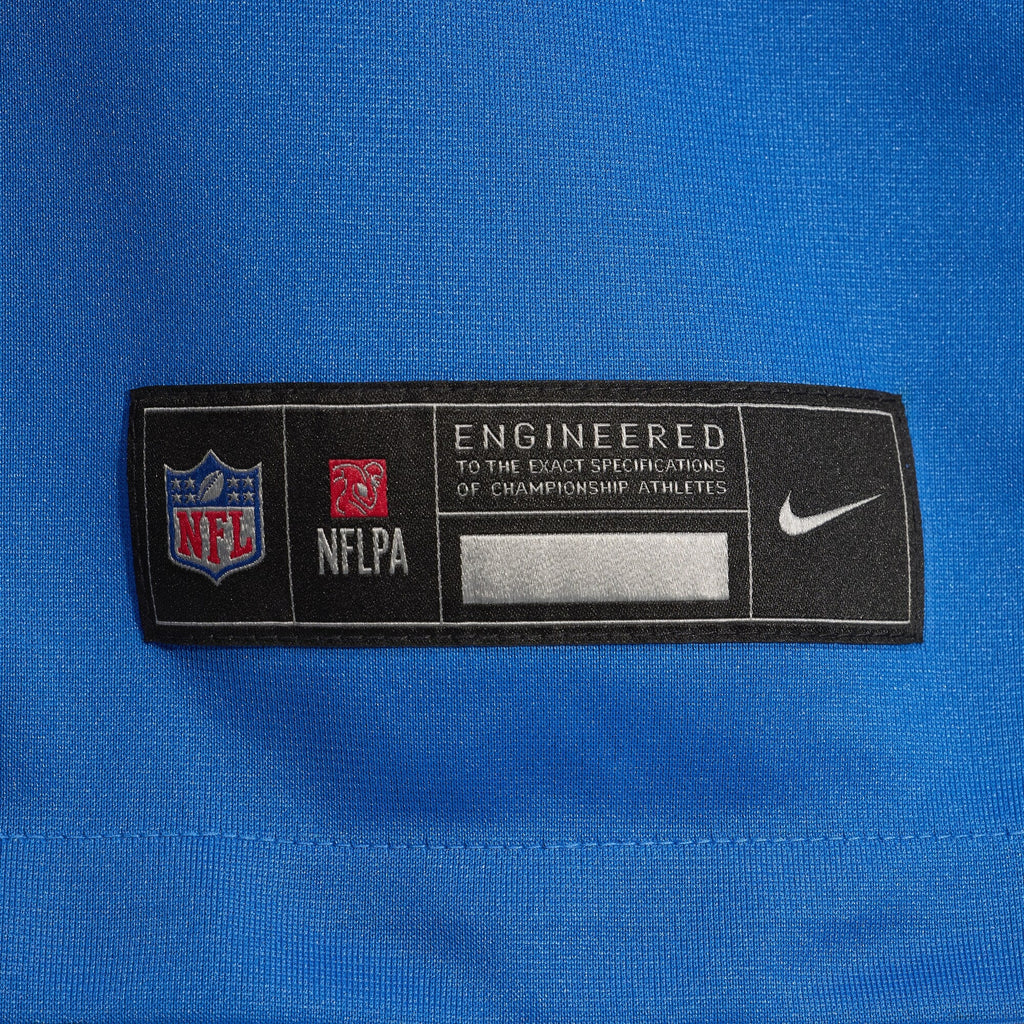 Detroit Lions D.J. Reed Blue Team Game Football Jersey