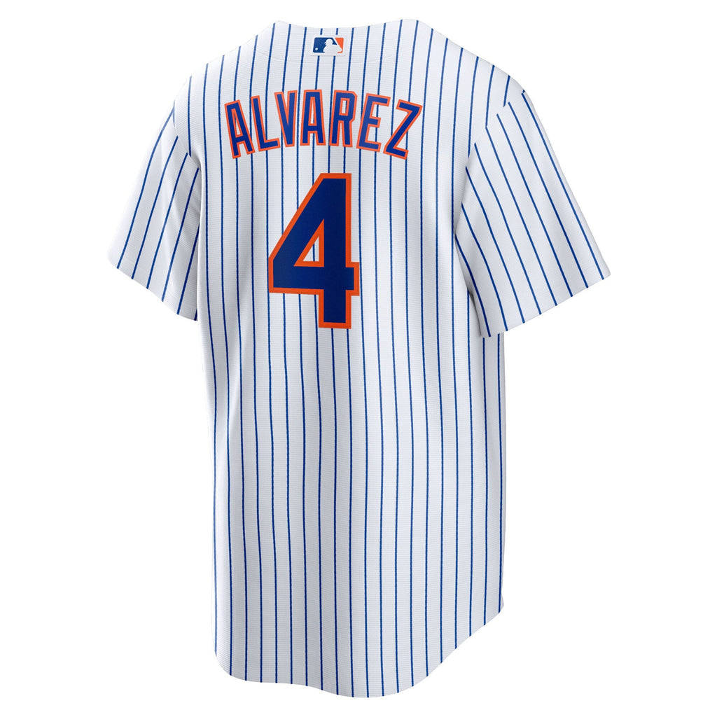New York Mets Francisco Alvarez White Replica Player Baseball Jersey