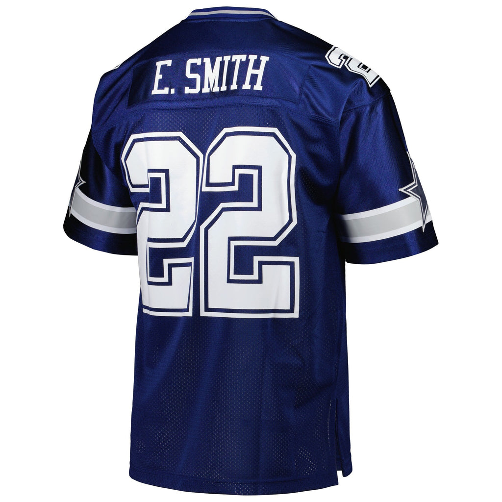 Dallas Cowboys 1996 Emmitt Smith Navy Throwback Retired Player Football Jersey