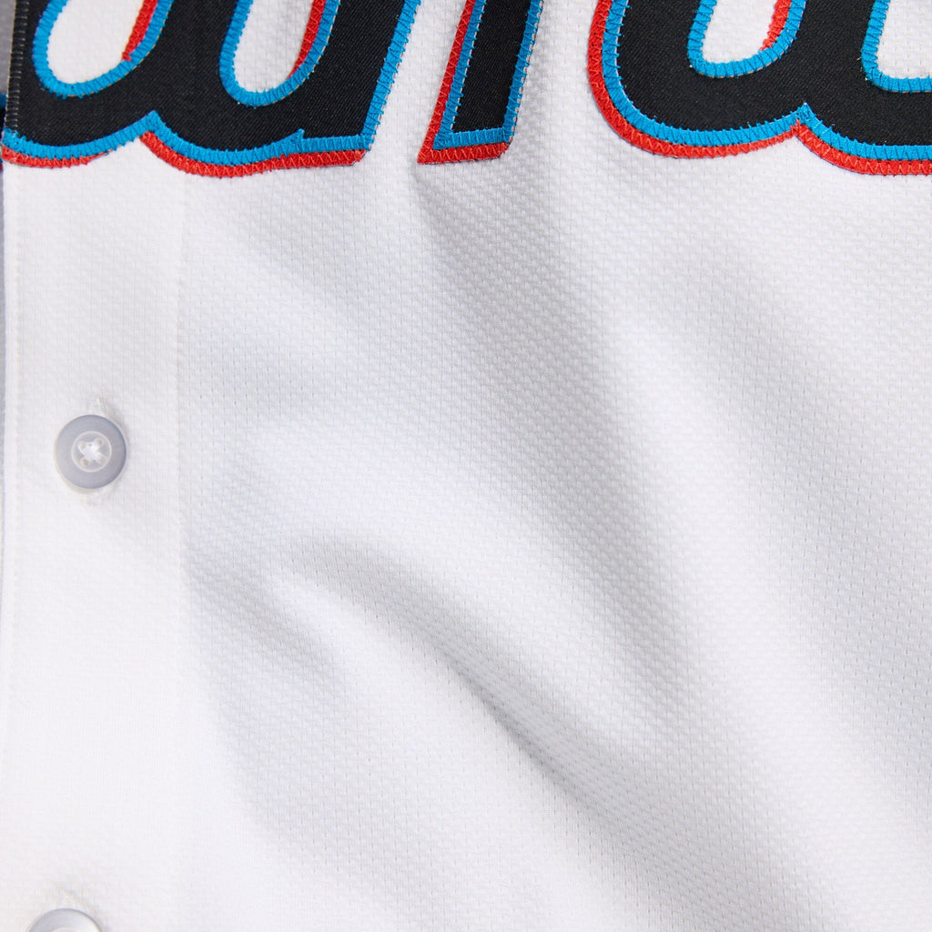 Miami Marlins White Home Elite Baseball Jersey