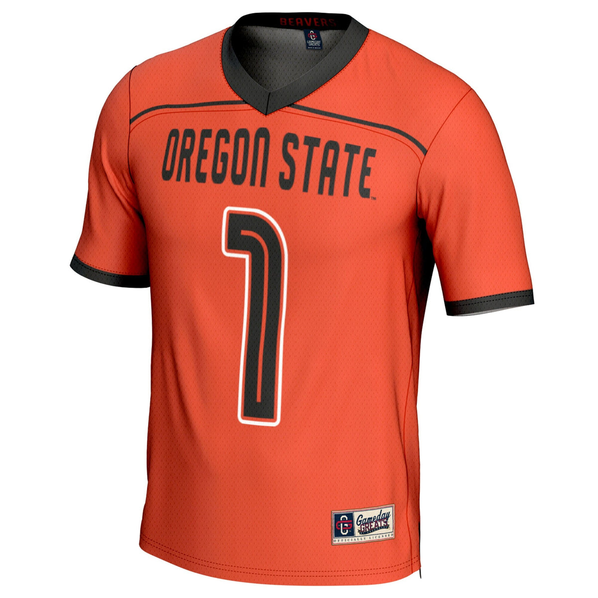 #1 Oregon State Beavers Lacrosse Fashion Jersey - Orange