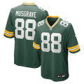 Green Bay Packers Luke Musgrave Green Game Football Jersey