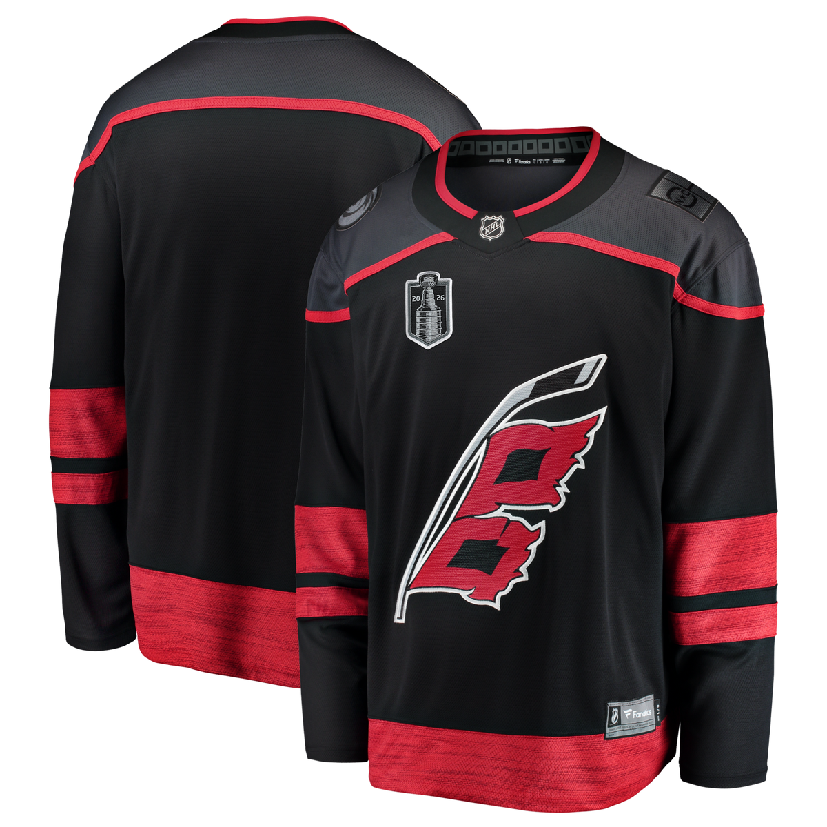 Carolina Hurricanes Black 2026 Stanley Cup Final Home Breakaway Hockey Jersey