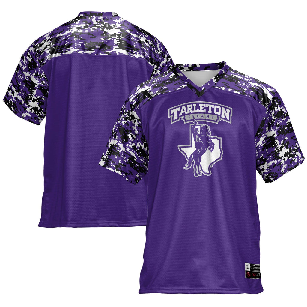 Tarleton State Texans Football Jersey - Purple