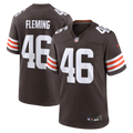 Cleveland Browns Don Fleming Brown Retired Player Football Jersey