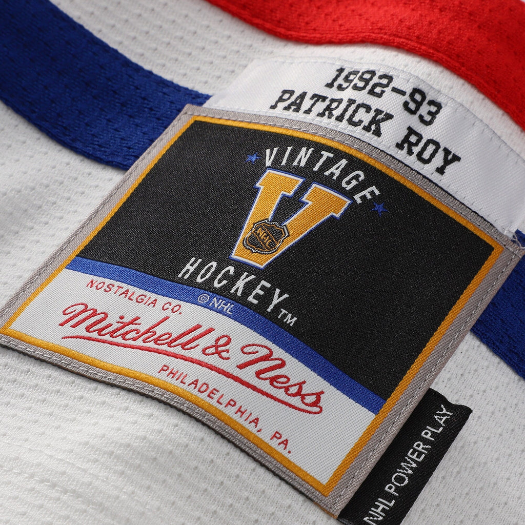 Montreal Canadiens Patrick Roy White 1992 Power Play Jersey