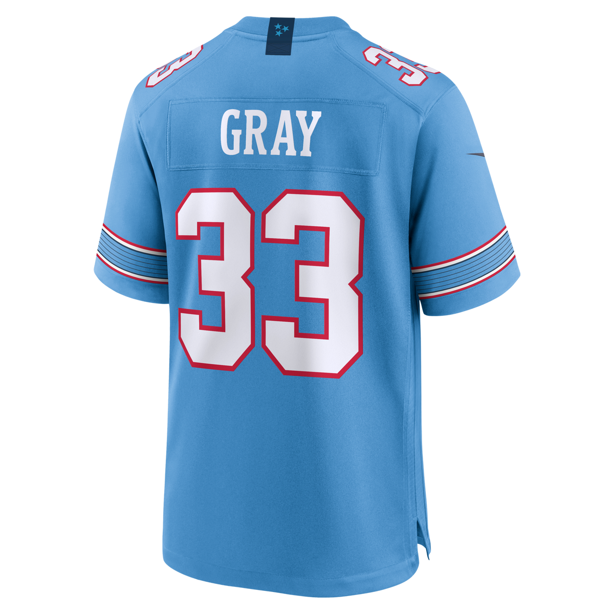 Tennessee Titans Cedric Gray Light Blue Game Football Jersey