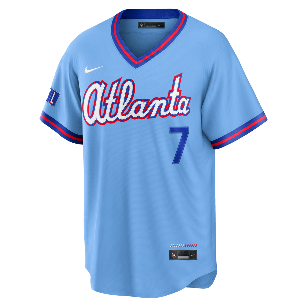 Atlanta Braves Ha-Seong Kim Powder Blue 2026 City Connect Stadium Baseball Jersey