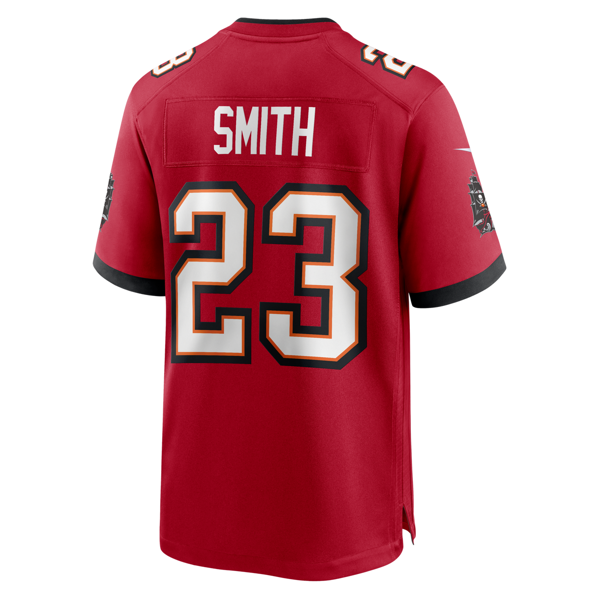 Tampa Bay Buccaneers Tykee Smith Red Game Football Jersey