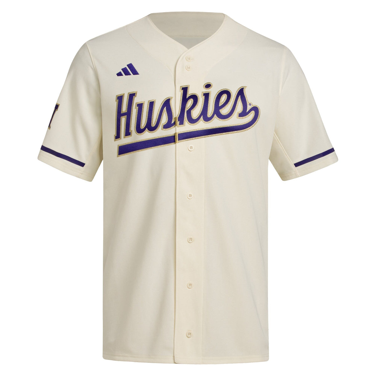 Cream Washington Huskies Replica Baseball Jersey