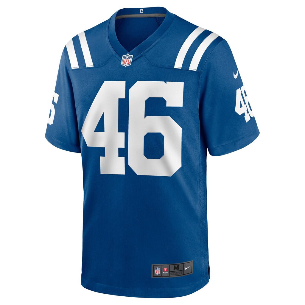 Indianapolis Colts Luke Rhodes Royal Game Football Jersey