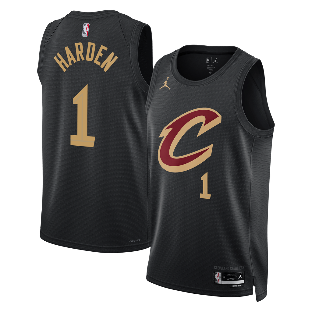 Cleveland Cavaliers Statement Edition Swingman Jersey - Black - James Harden