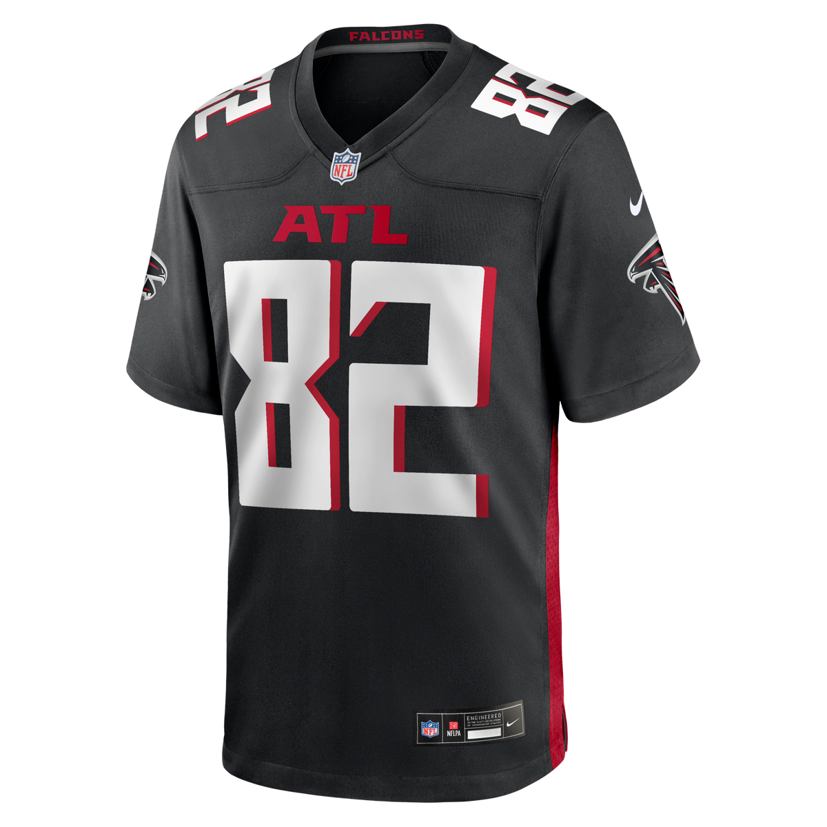 Atlanta Falcons Casey Washington Black Team Game Football Jersey