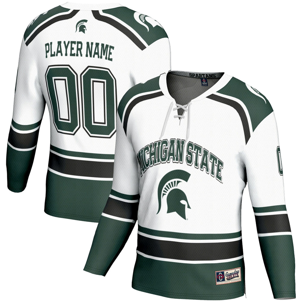 Michigan State Spartans Ice Hockey NIL Pick-A-Player Jersey - White