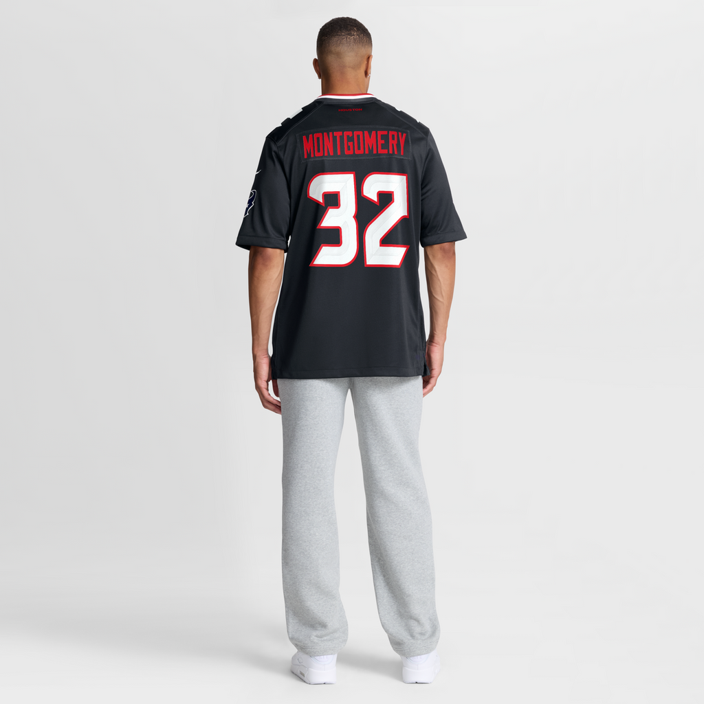 Houston Texans David Montgomery Navy Game Football Jersey