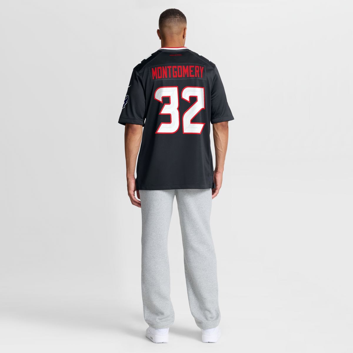 Houston Texans David Montgomery Navy Game Football Jersey