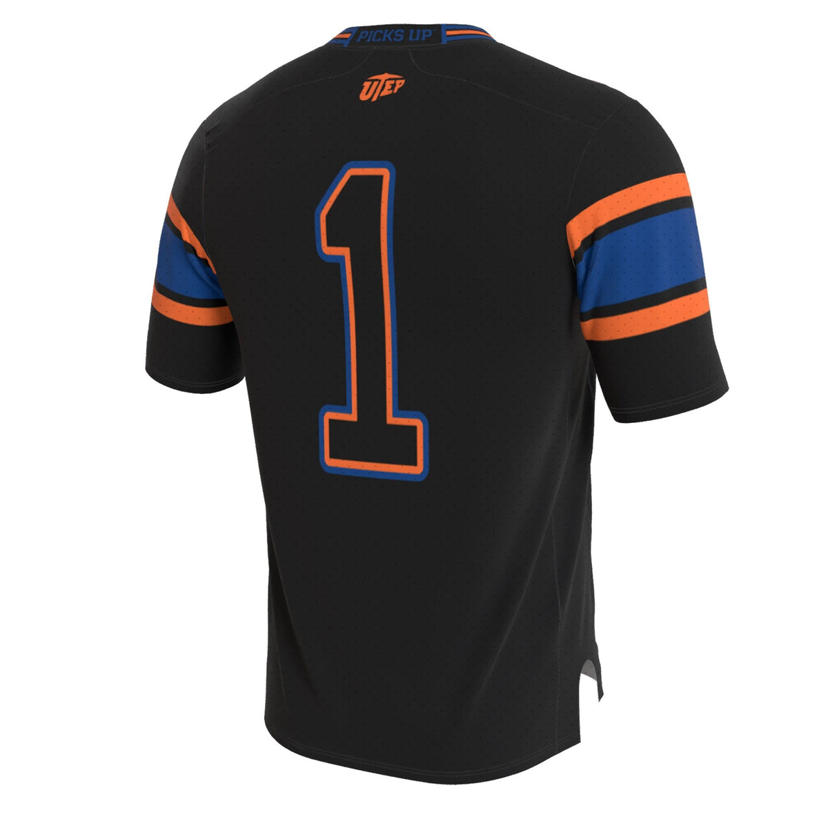 UTEP Miners Lightweight Collegiate Football Blackout Fashion Jersey