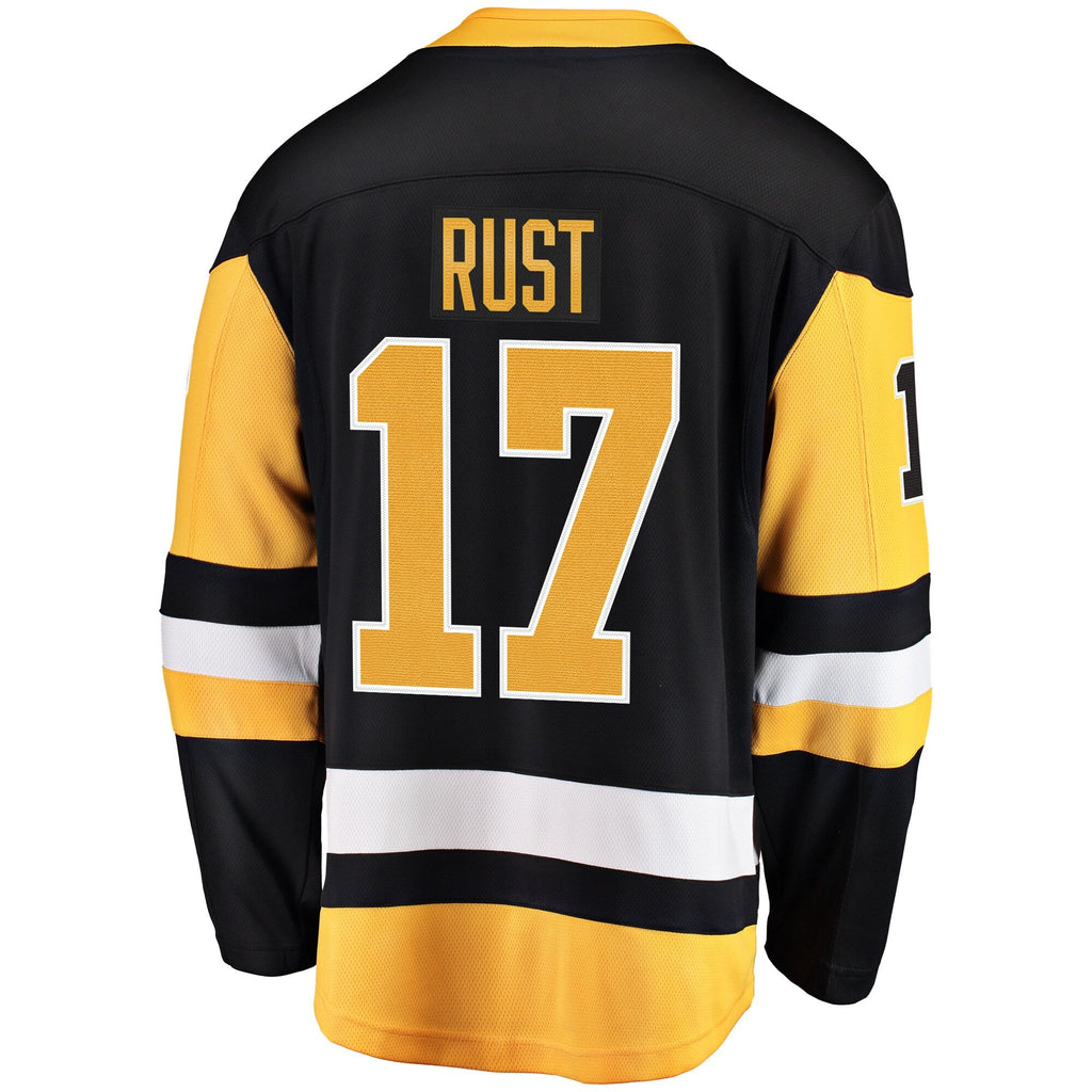 Pittsburgh Penguins Bryan Rust Black Home Breakaway Player Hockey Jersey