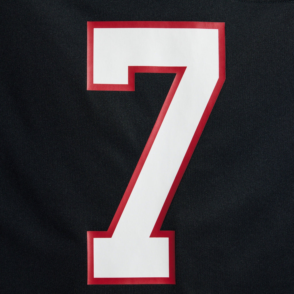 Atlanta Falcons Bijan Robinson Black Throwback Game Football Jersey