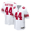 New York Giants Cam Skattebo White Game Football Jersey