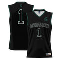 #1 Michigan State Spartans Lightweight Basketball Jersey - Black