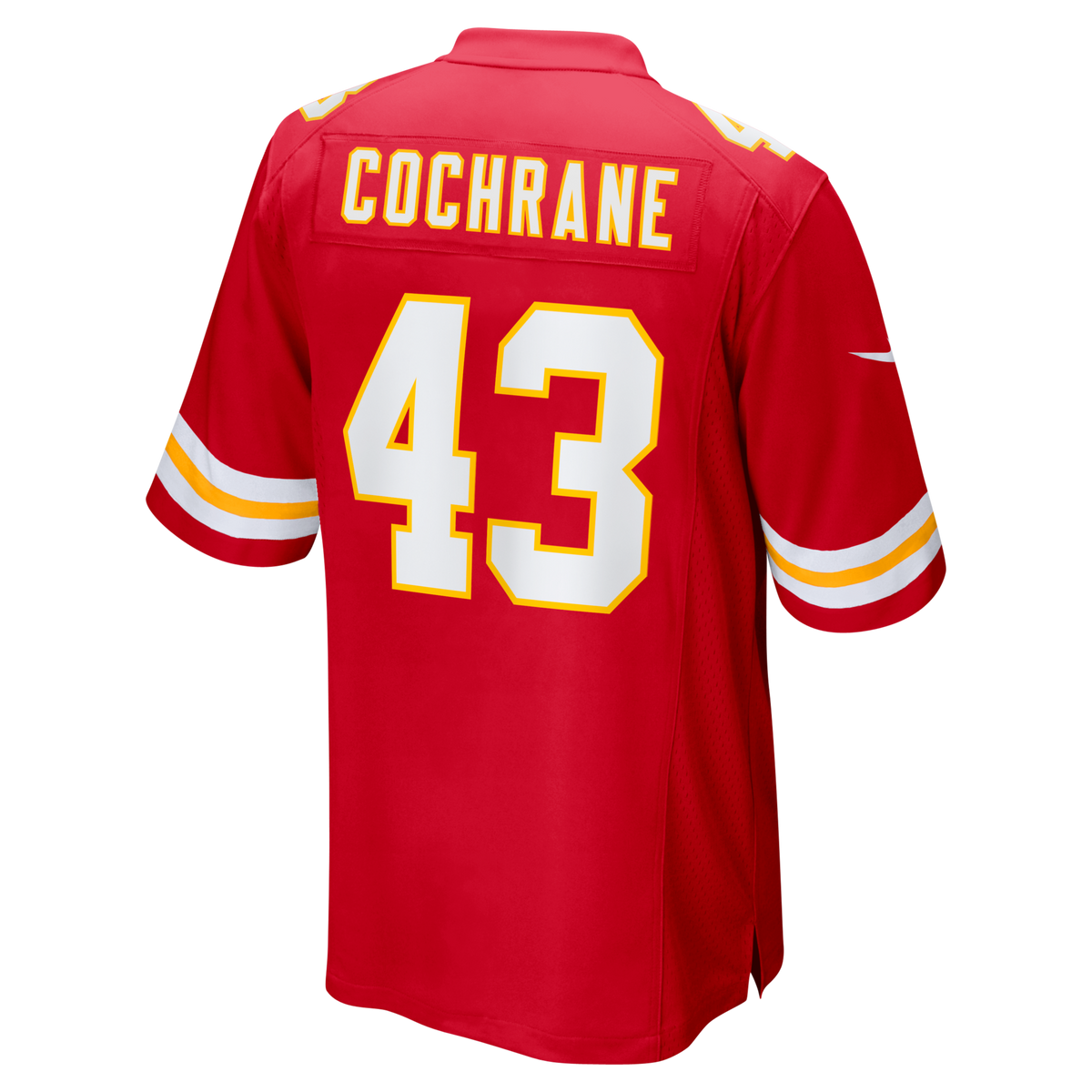 Kansas City Chiefs Jack Cochrane Red Game Player Football Jersey