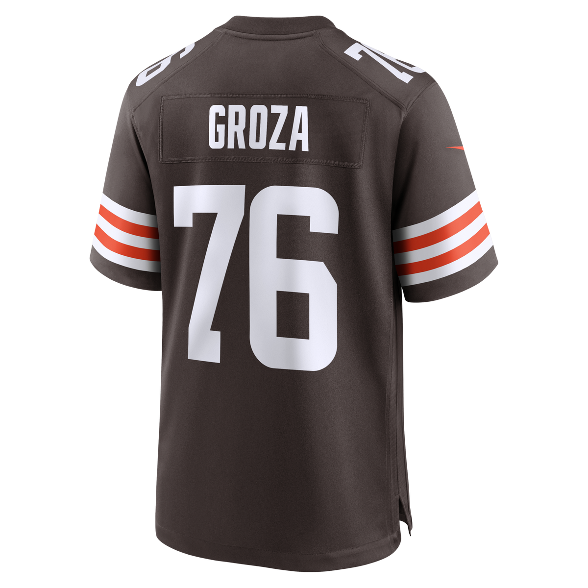 Cleveland Browns Lou Groza Brown Game Retired Player Football Jersey