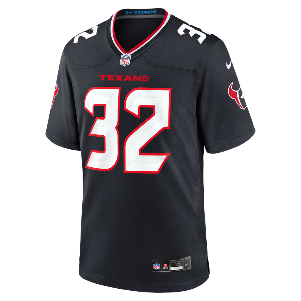 Houston Texans David Montgomery Navy Game Football Jersey