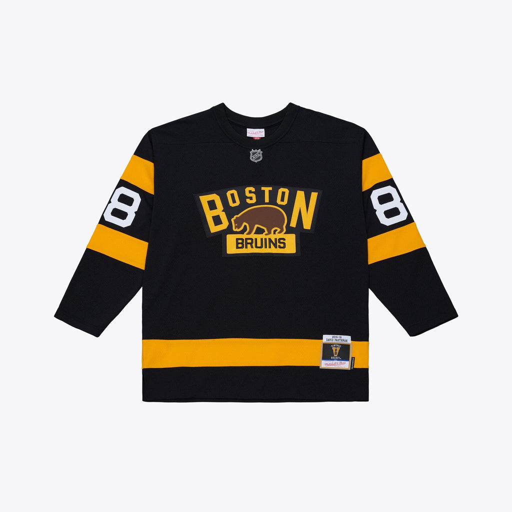 Boston Bruins David Pastrnak Black 2015 Power Play Jersey