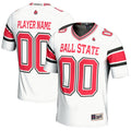 Ball State Cardinals NIL Pick-A-Player Football Jersey - White