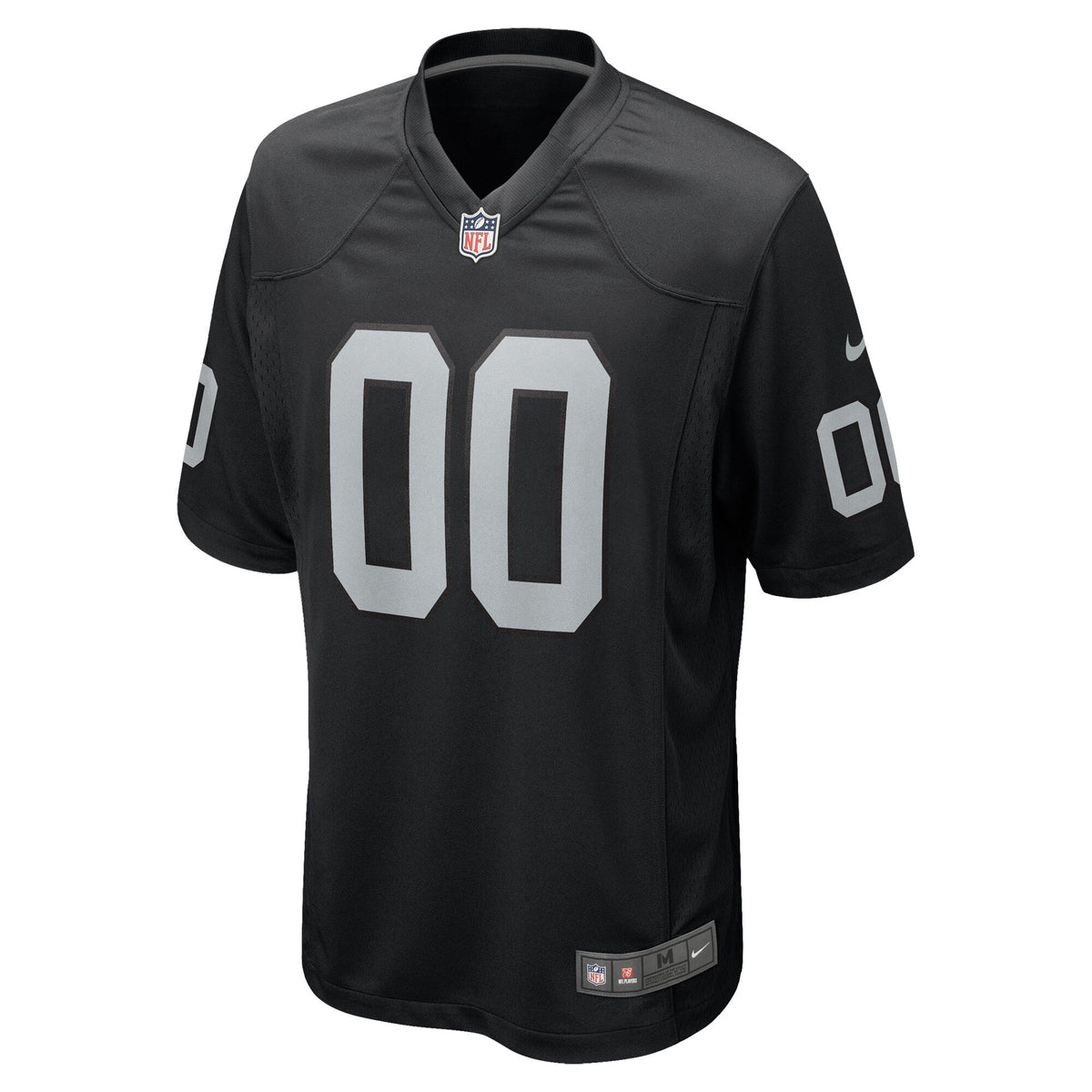 Las Vegas Raiders Black Custom Game Football Jersey