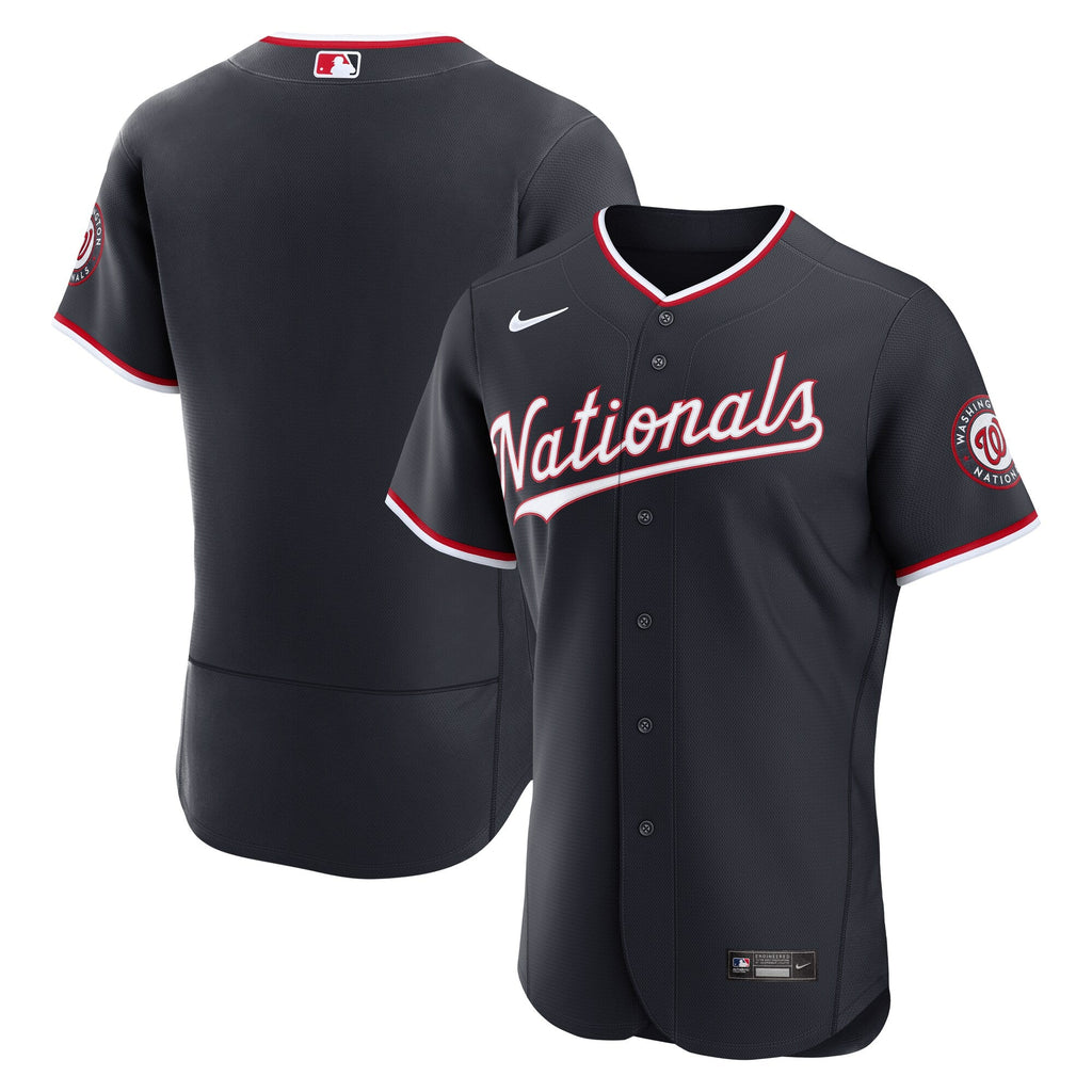 Washington Nationals Navy Alternate Baseball Jersey