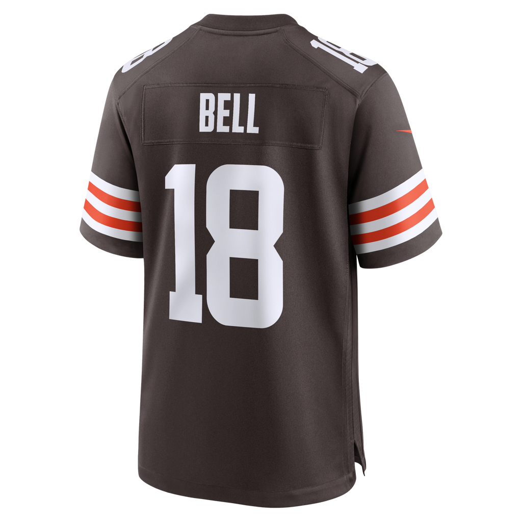 Cleveland Browns David Bell Brown Game Football Jersey
