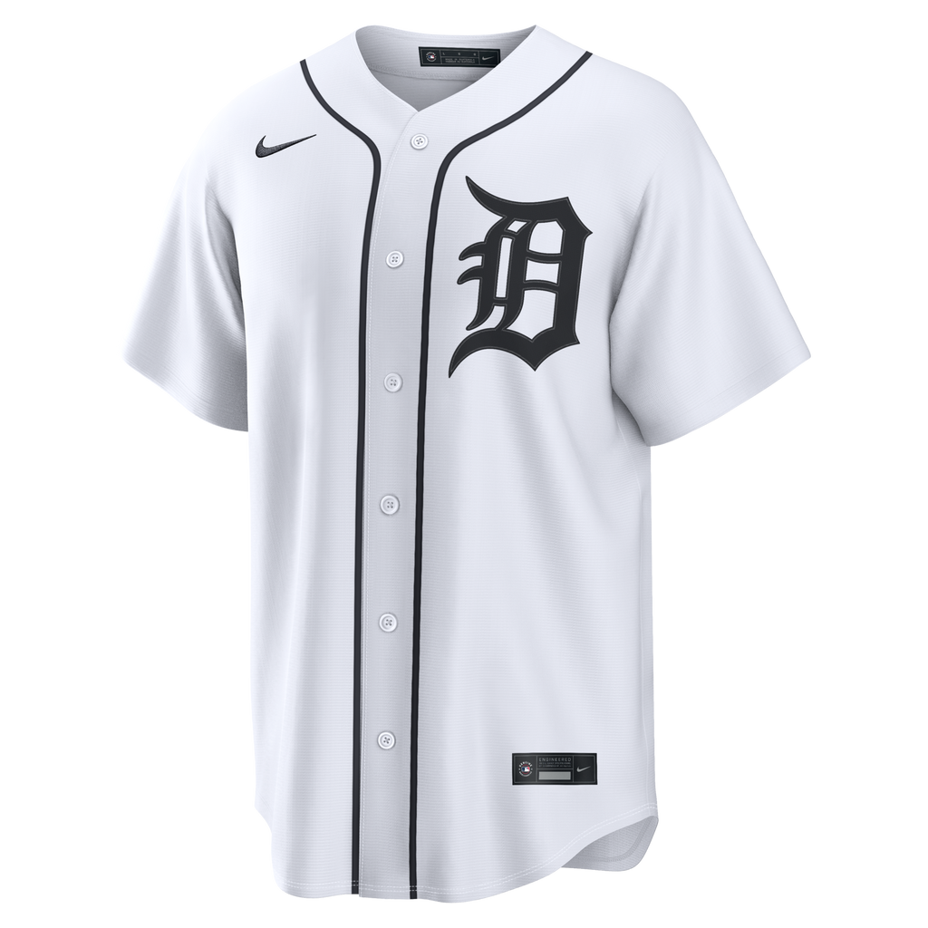 Detroit Tigers Max Clark White Home Replica Baseball Jersey