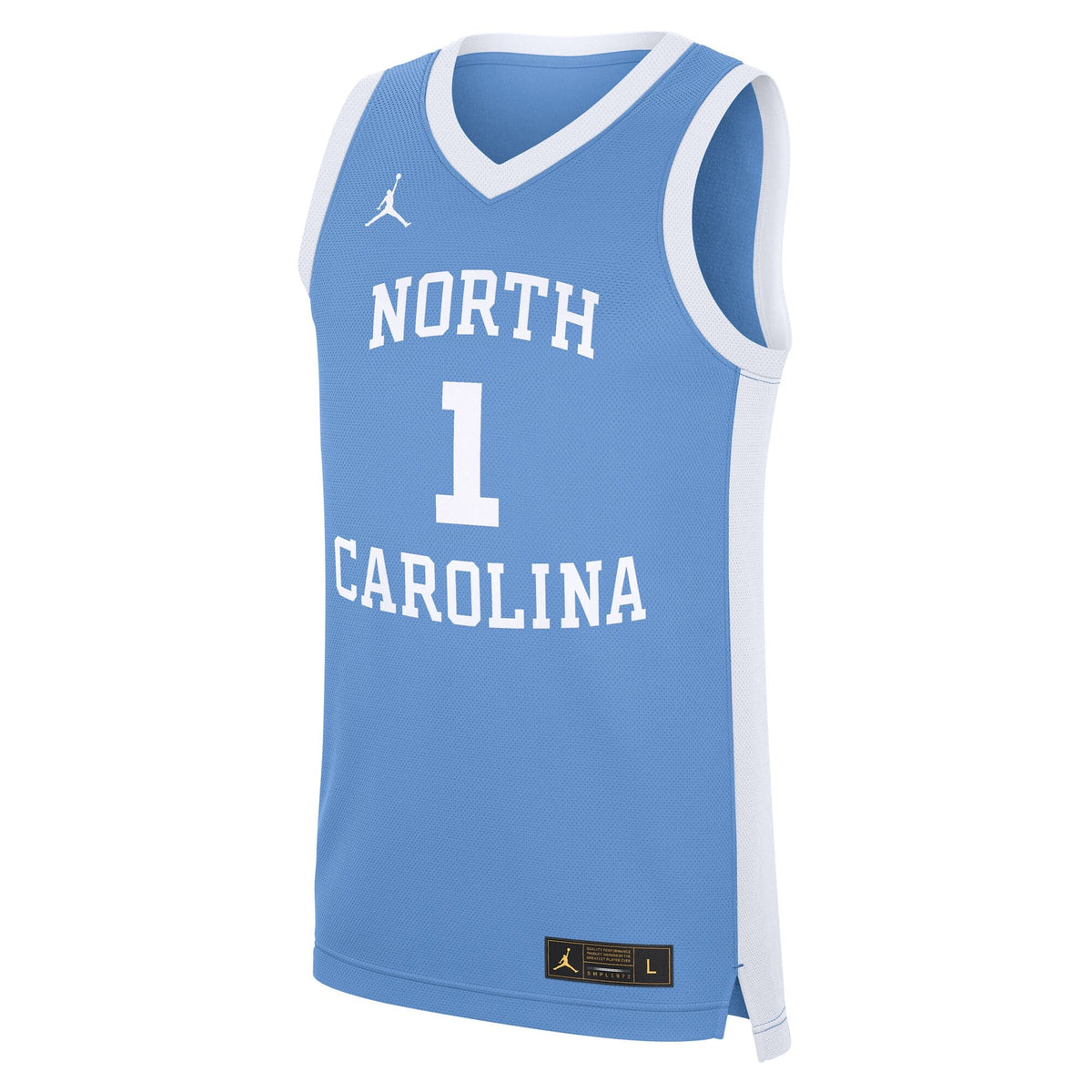 #1 Carolina Blue North Carolina Tar Heels Alternate Replica Jersey