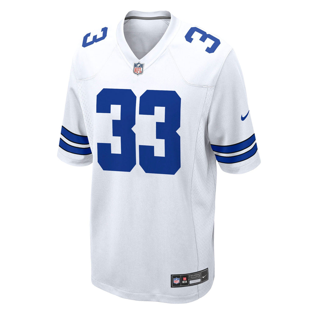 Dallas Cowboys Javonte Williams White Game Football Jersey