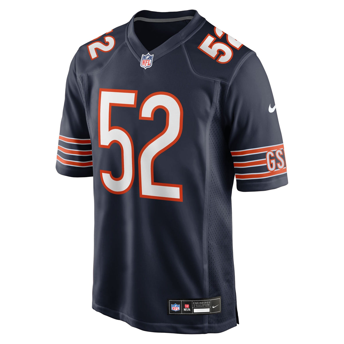 Chicago Bears Drew Dalman Navy Team Game Football Jersey