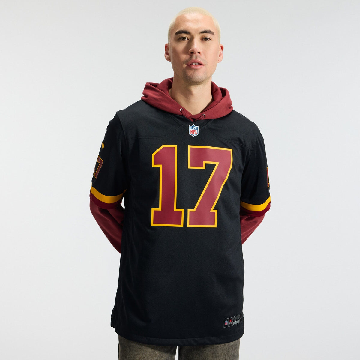 Hail Raiser Washington Commanders Terry McLaurin Black Alternate Game Football Jersey