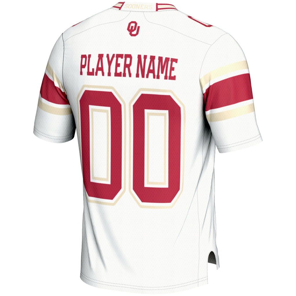 Oklahoma Sooners NIL Pick-A-Player Football Jersey - White