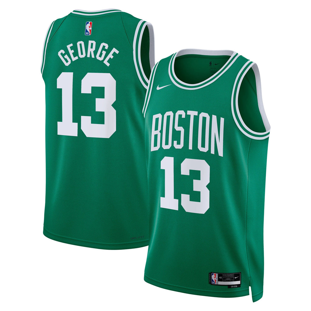 Boston Celtics Icon Edition Swingman Jersey - Kelly Green - Custom - - Paul George