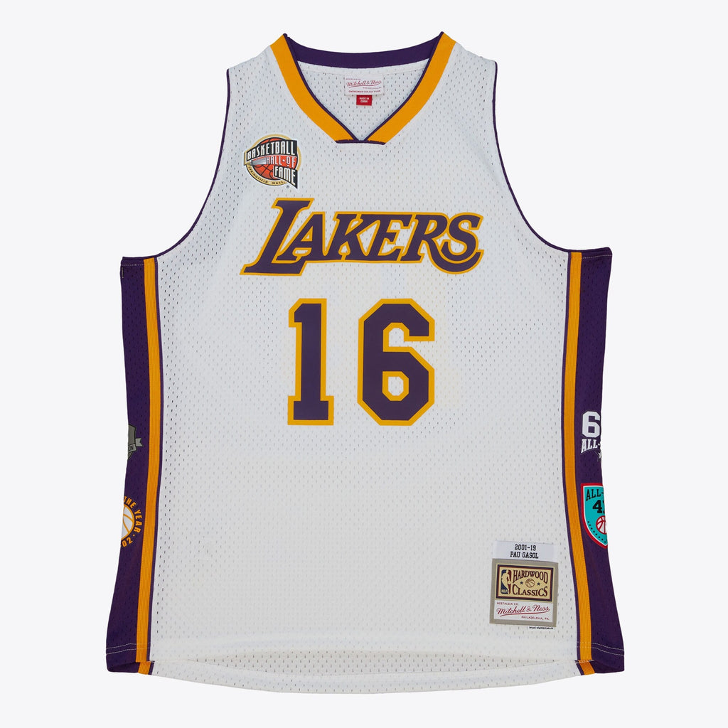 Los Angeles Lakers HOF Swingman Jersey Pau Gasol