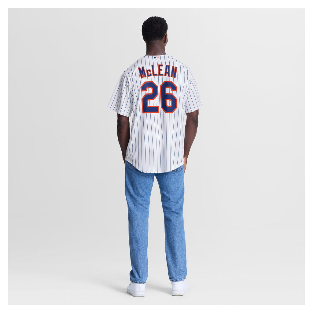 New York Mets Nolan McLean White Home Replica Baseball Jersey