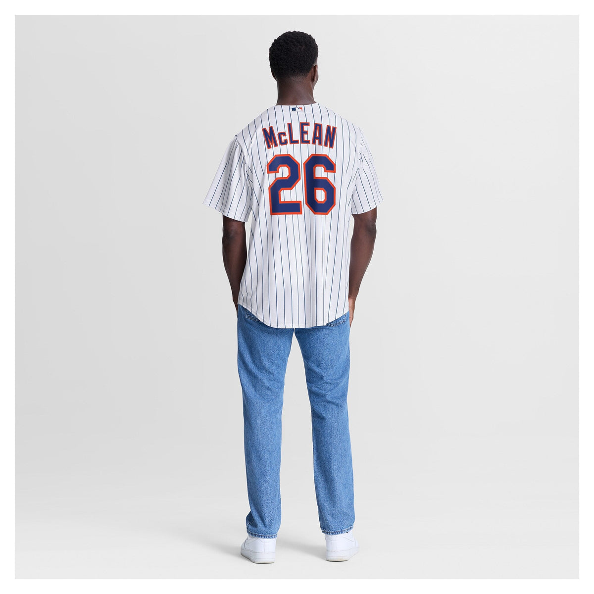 New York Mets Nolan McLean White Home Replica Baseball Jersey