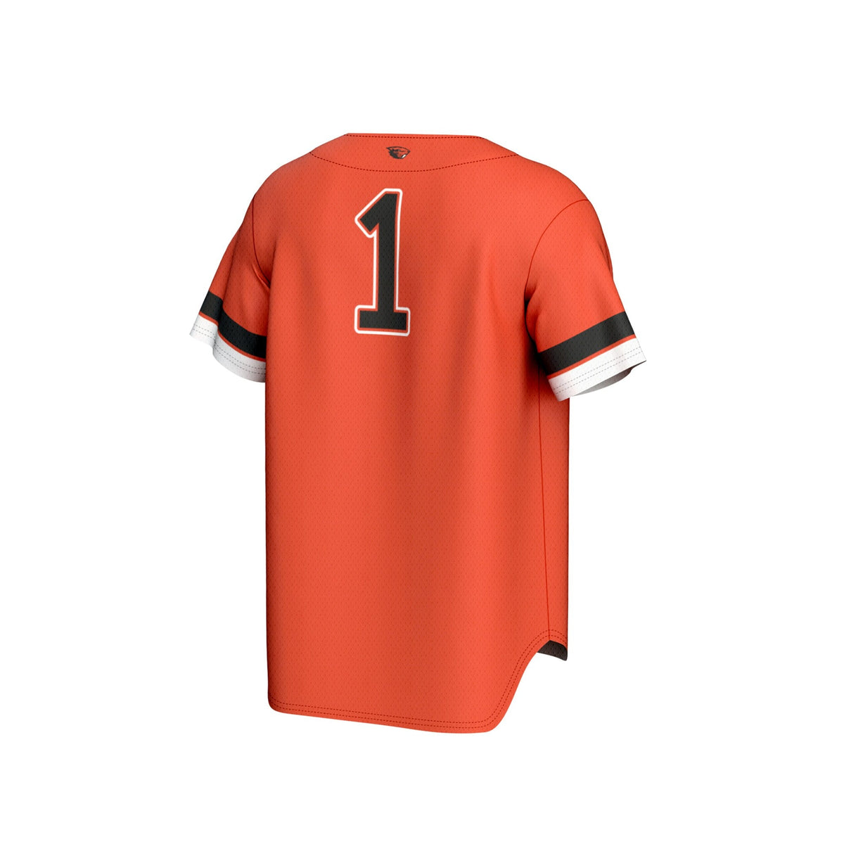 #1 Orange Oregon State Beavers Collegiate Baseball Fashion Jersey