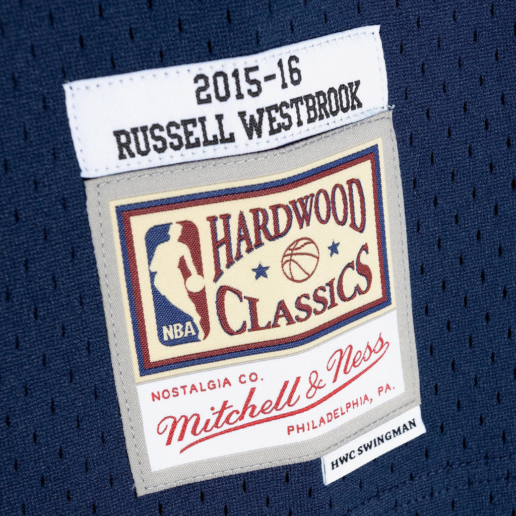 Oklahoma City Thunder Russell Westbrook 2015 Alternate Jersey - Ash Blue