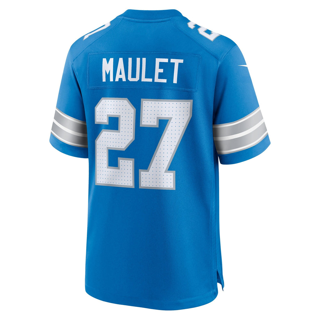 Detroit Lions Arthur Maulet Blue Team Game Football Jersey