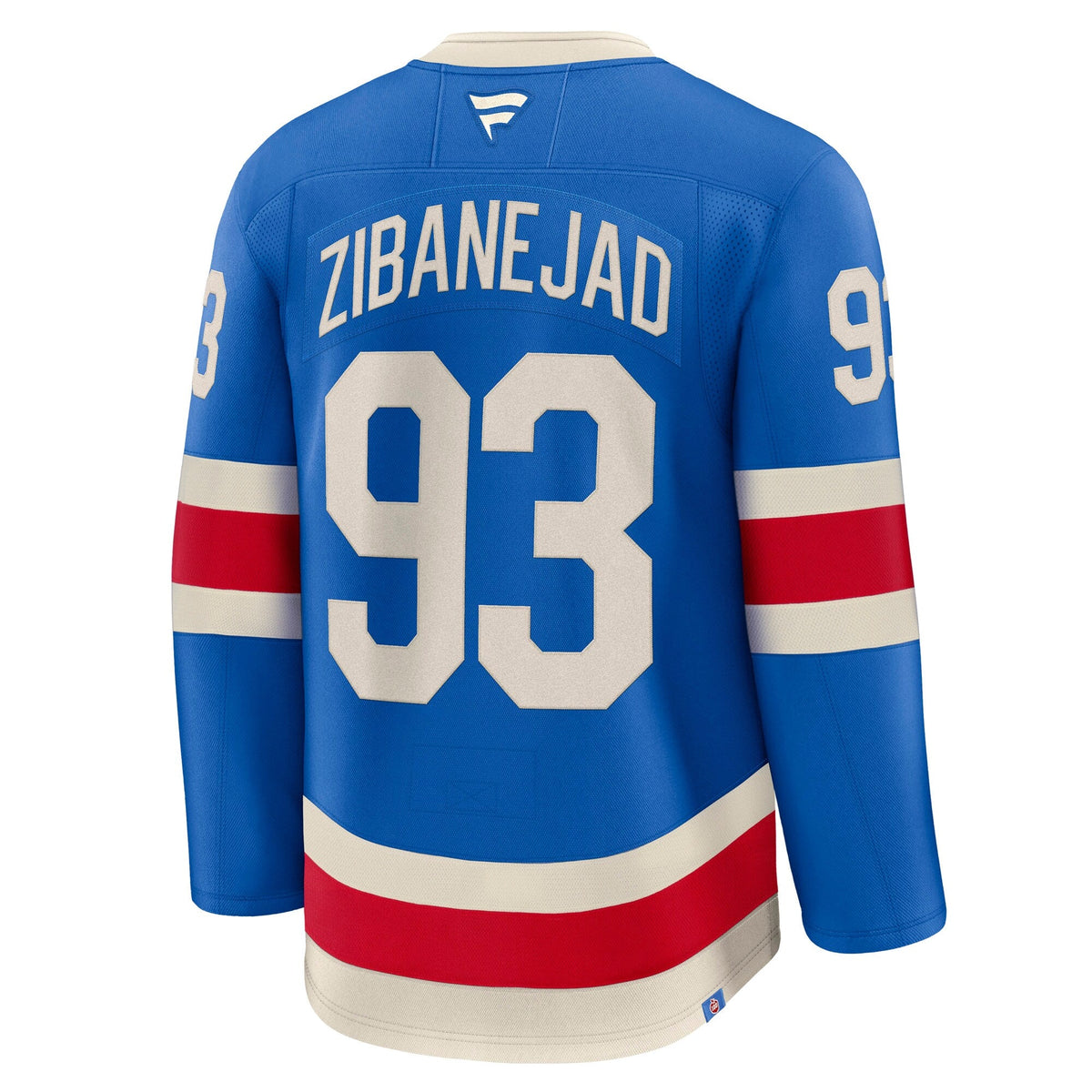 New York Rangers Mika Zibanejad Blue Centennial Premium Jersey