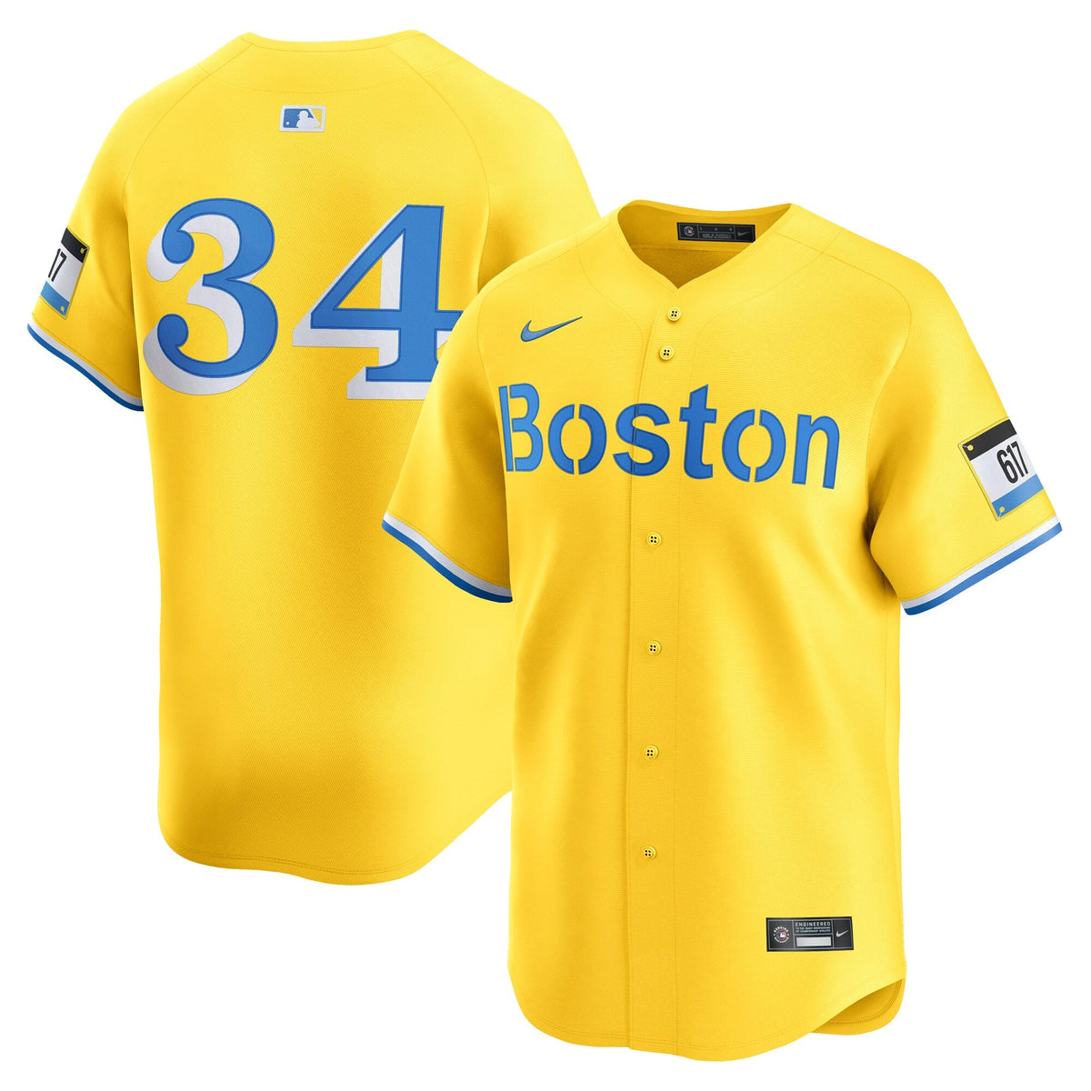 Boston Red Sox David Ortiz Yellow Alternate 3 Limited Player Baseball Jersey