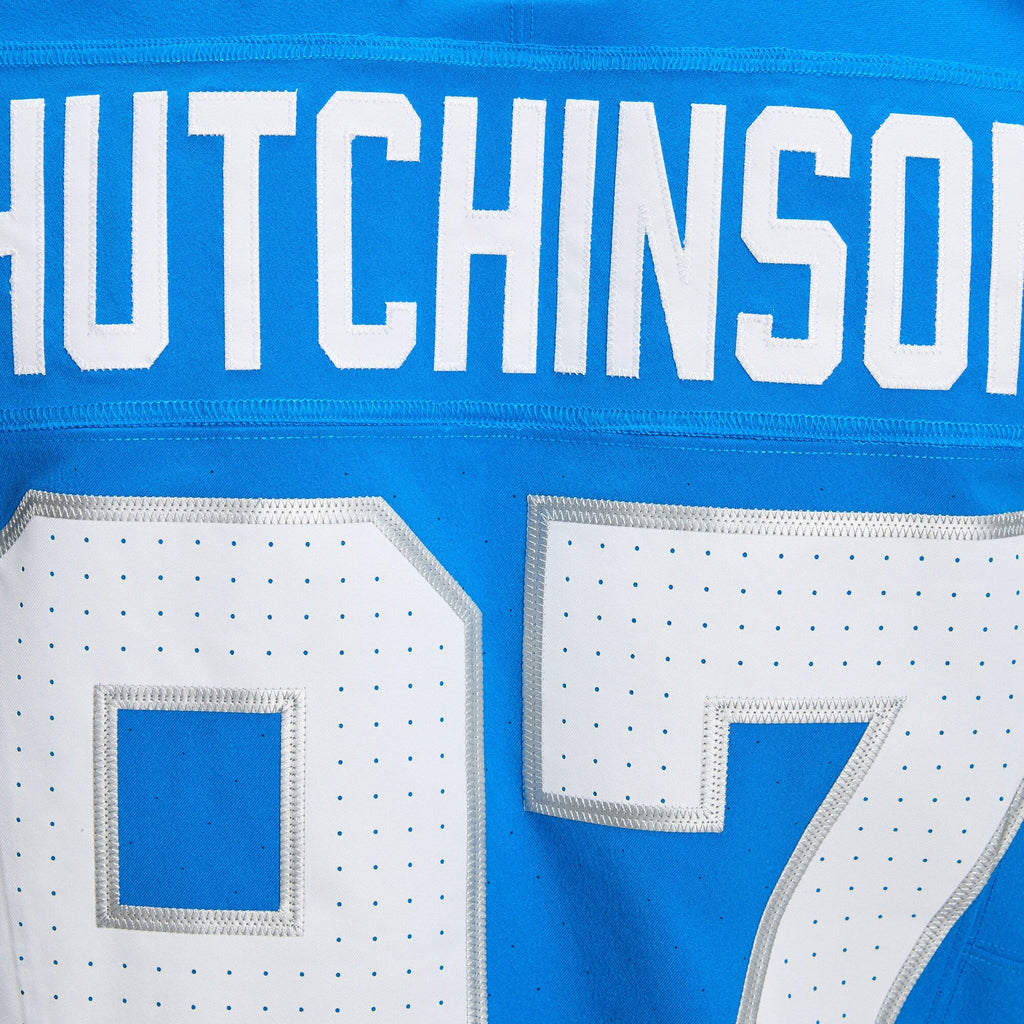 Detroit Lions Aidan Hutchinson Blue Team Vapor F.U.S.E. Elite Football Jersey