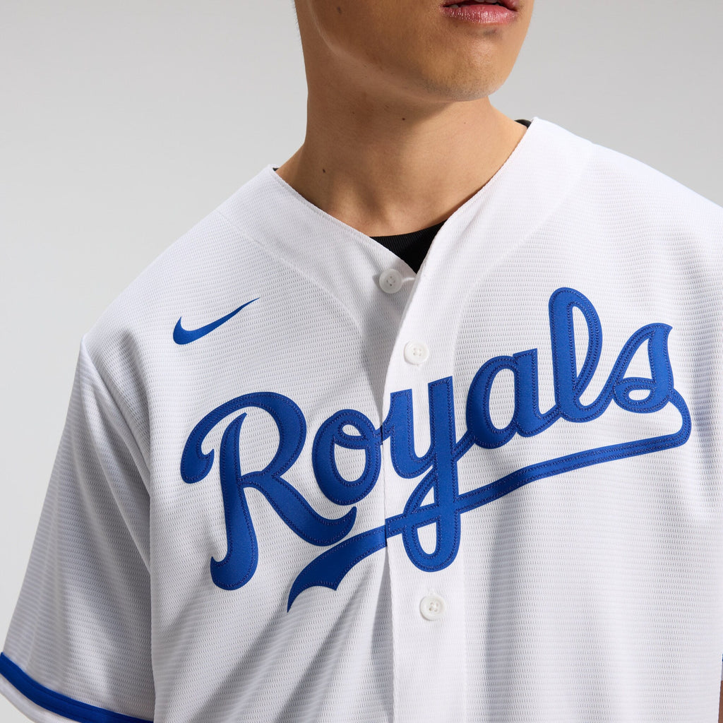 Kansas City Royals Bobby Witt Jr. White Home Replica Player Baseball Jersey